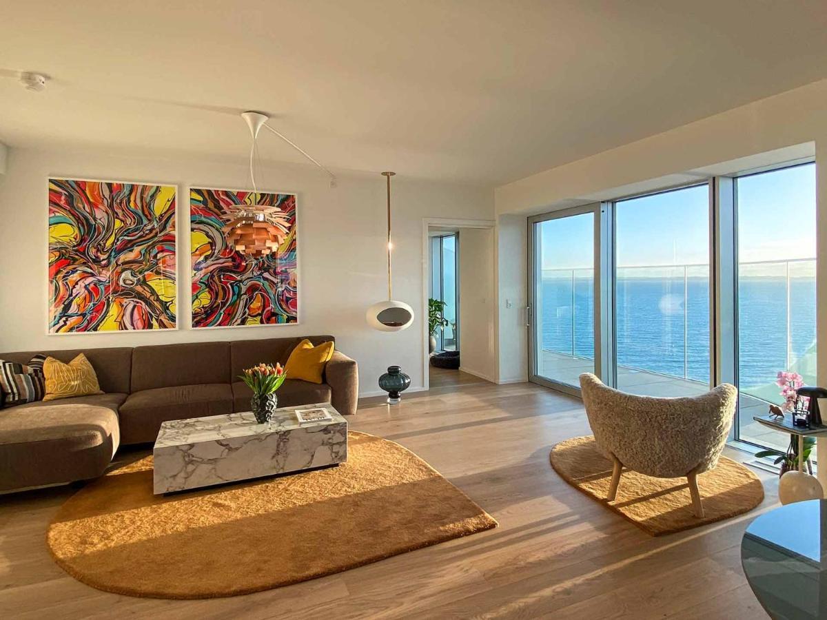 Amazing Sea View Apartment Århus المظهر الخارجي الصورة